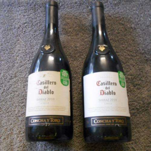 WINE : 2010 CASILLERO DEL DIABLO SHIRAZ ( PRODUCED AND BOTTLED IN CHILE )